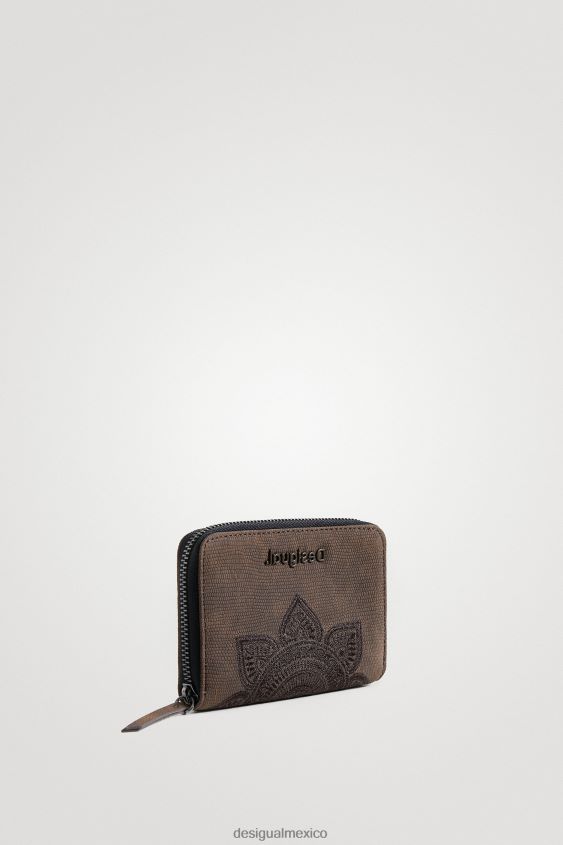 Desigual mujer monedero con efecto de piel de reptil VZ26R01380 accesorio