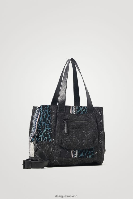 Desigual mujer bolsa de compras reptil VZ26R01384 accesorio