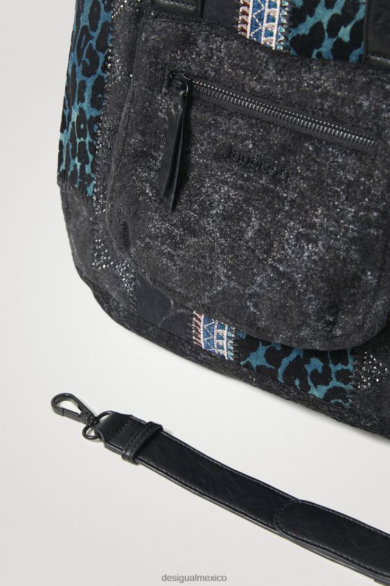 Desigual mujer bolsa de compras reptil VZ26R01384 accesorio