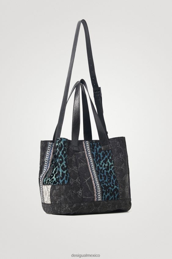 Desigual mujer bolsa de compras reptil VZ26R01384 accesorio