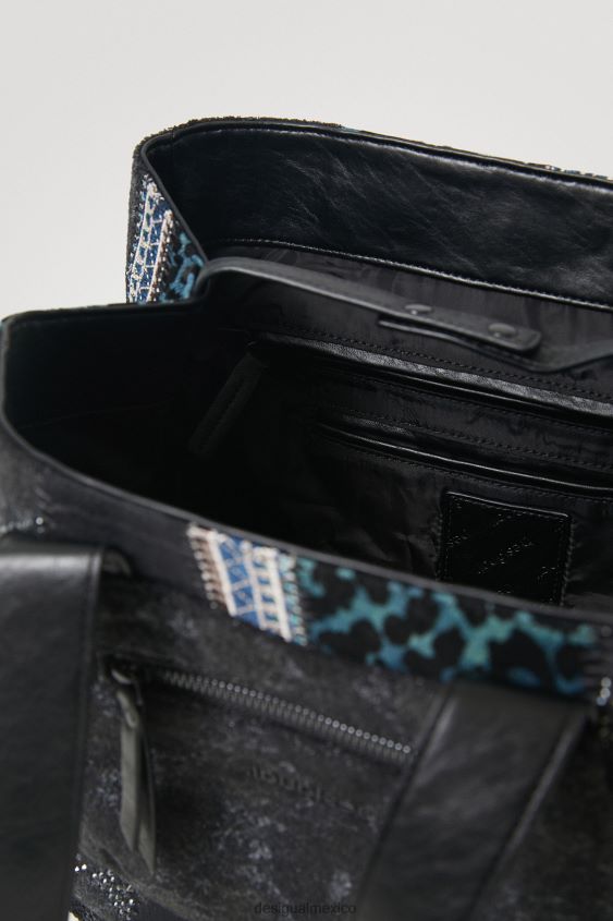Desigual mujer bolsa de compras reptil VZ26R01384 accesorio