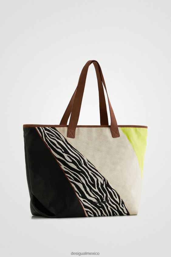 Desigual mujer bolso shopper xl patchwork VZ26R01398 accesorio