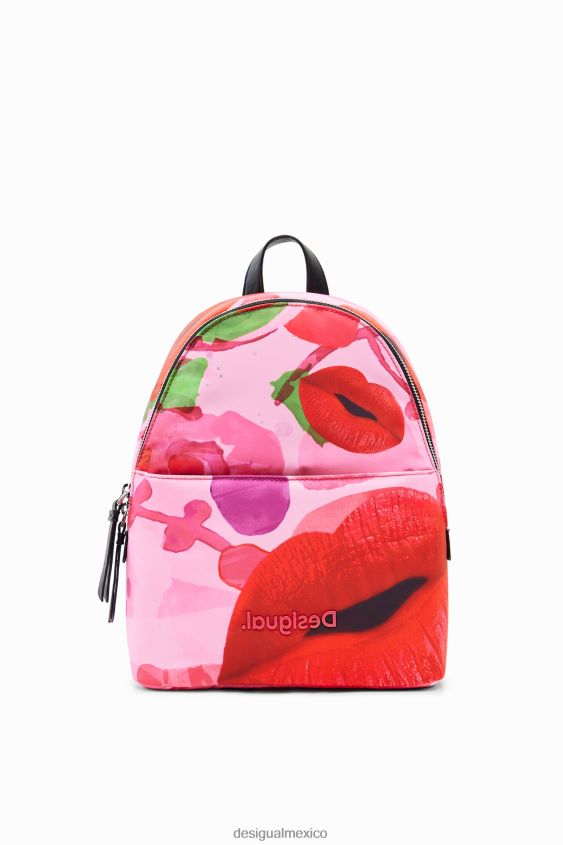 Desigual mujer metro. mochila labios pequeños de christian lacroix VZ26R0697 accesorio