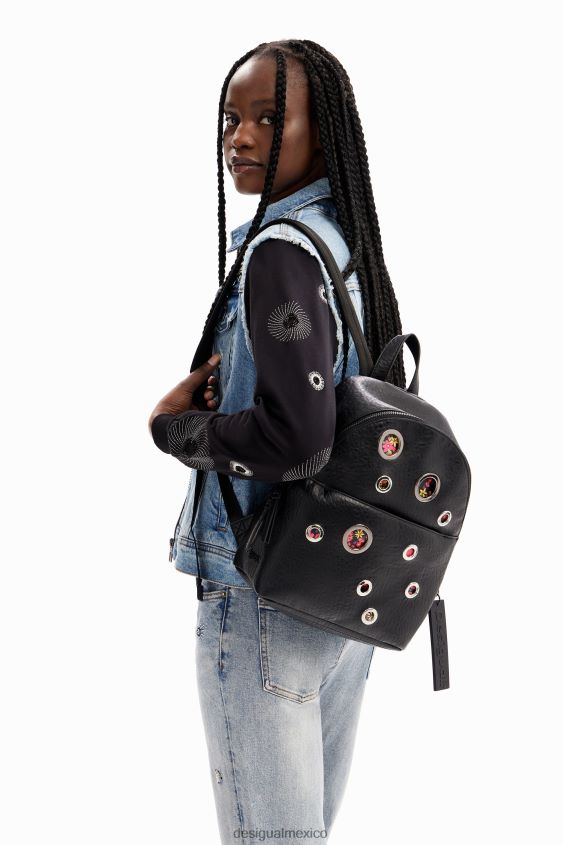Desigual mujer mochila círculos pequeños VZ26R01265 accesorio