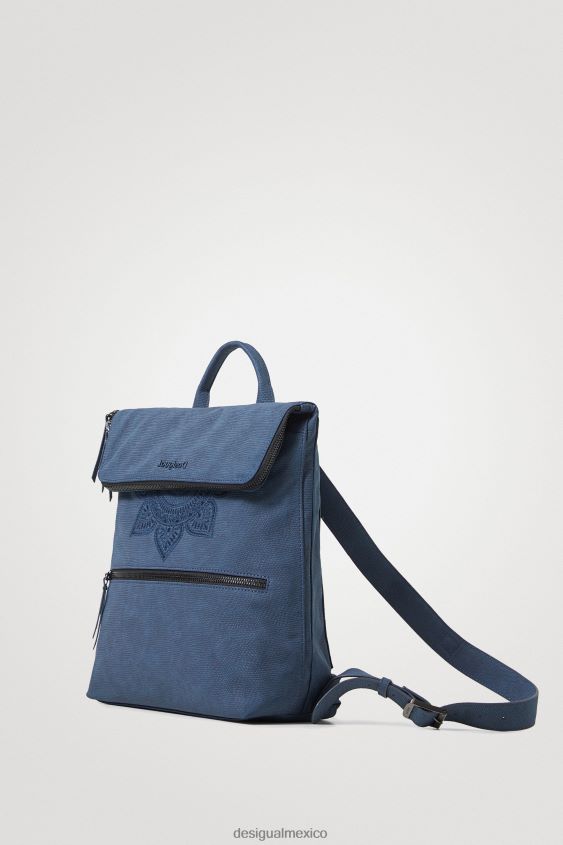 Desigual mujer mochila cuadrada con solapa extensible VZ26R01371 accesorio