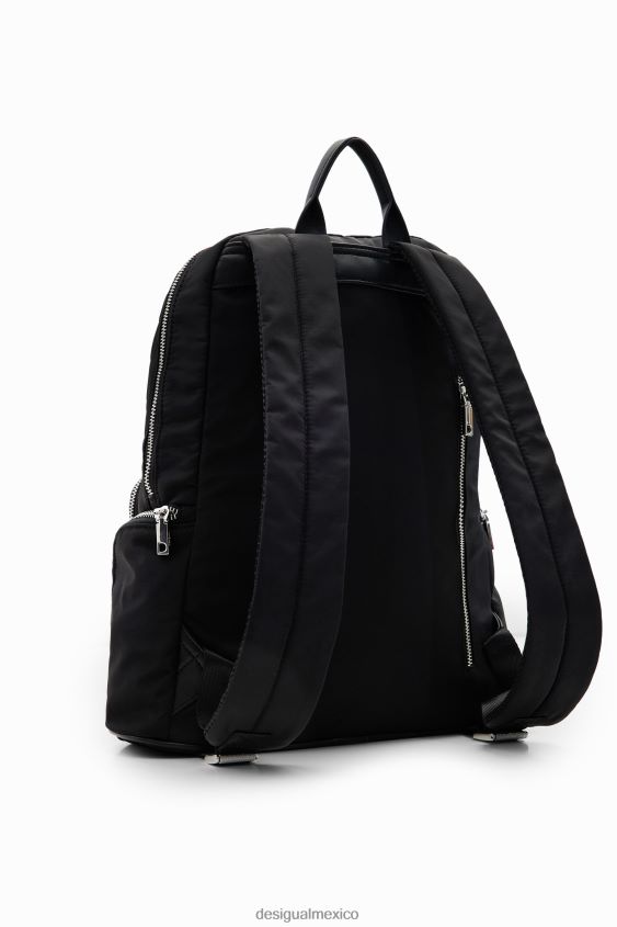 Desigual mujer mochila grande con bolsillos de nailon VZ26R01228 accesorio