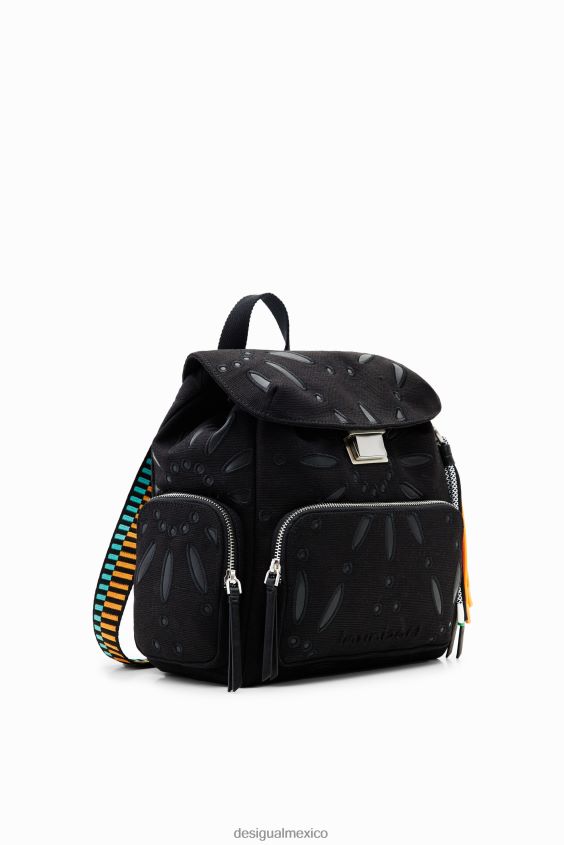 Desigual mujer mochila mediana con bordado suizo VZ26R01316 accesorio