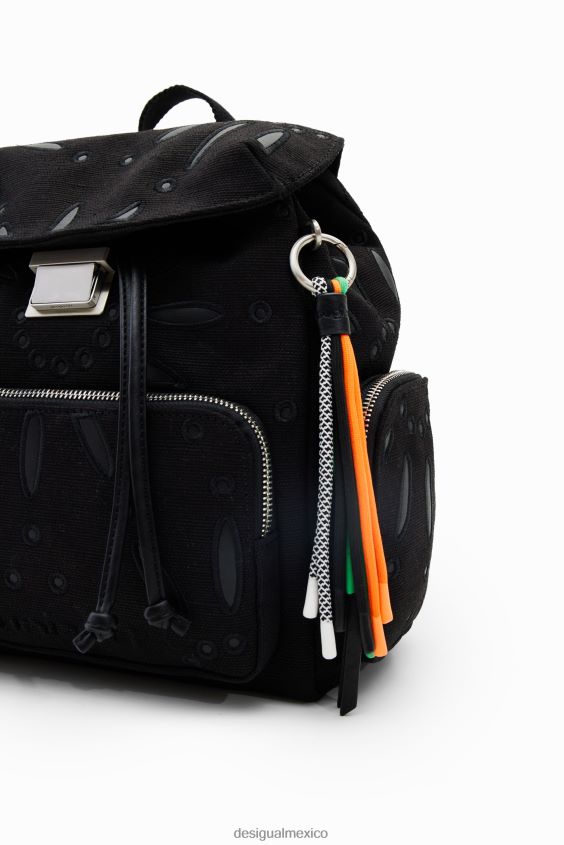 Desigual mujer mochila mediana con bordado suizo VZ26R01316 accesorio