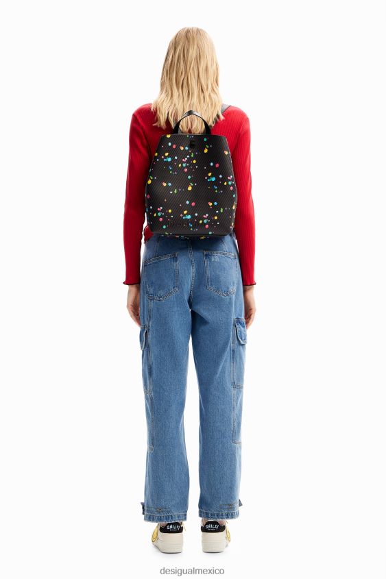 Desigual mujer mochila mediana con gotas VZ26R01277 accesorio