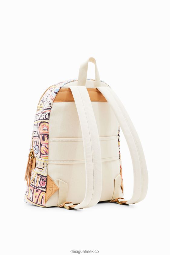 Desigual mujer mochila mediana con logo artístico VZ26R0572 accesorio