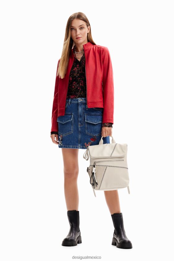 Desigual mujer mochila mediana con patchwork VZ26R01242 accesorio