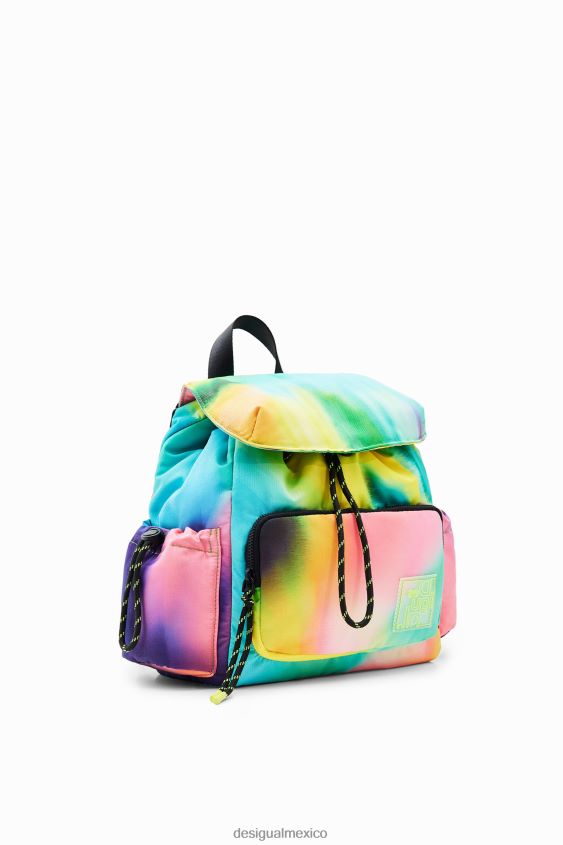 Desigual mujer mochila mediana de nailon con efecto tie-dye VZ26R0721 accesorio