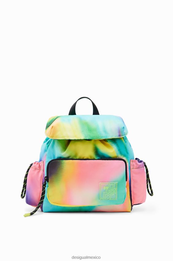 Desigual mujer mochila mediana de nailon con efecto tie-dye VZ26R0721 accesorio