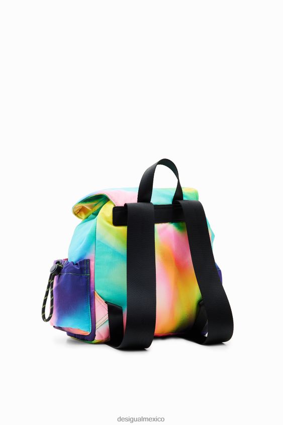 Desigual mujer mochila mediana de nailon con efecto tie-dye VZ26R0721 accesorio