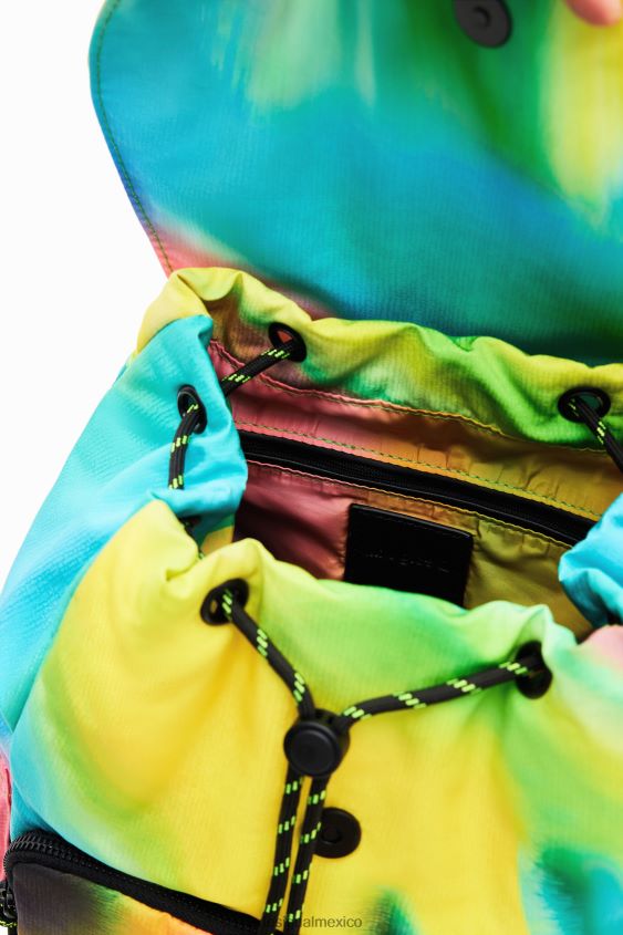 Desigual mujer mochila mediana de nailon con efecto tie-dye VZ26R0721 accesorio
