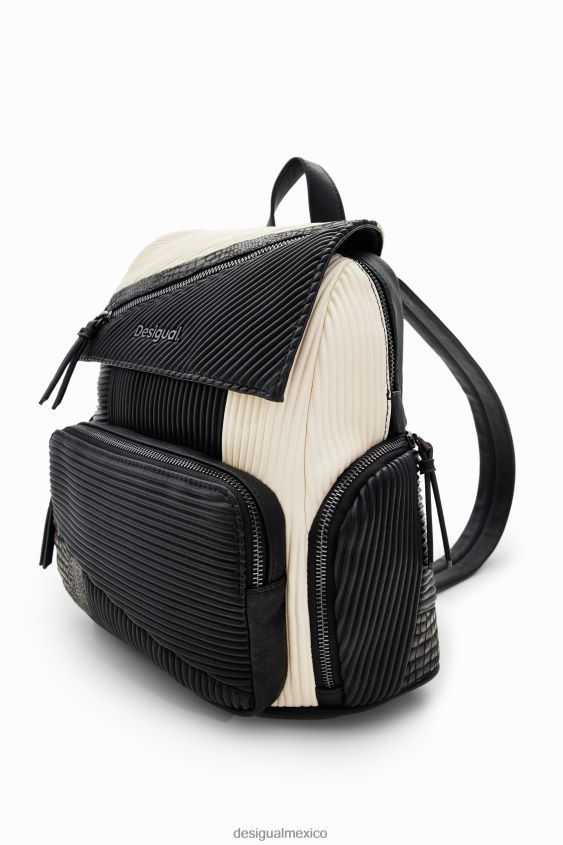 Desigual mujer mochila mediana texturizada con patchwork VZ26R01249 accesorio