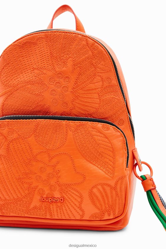 Desigual mujer mochila pequeña bordada VZ26R01206 accesorio