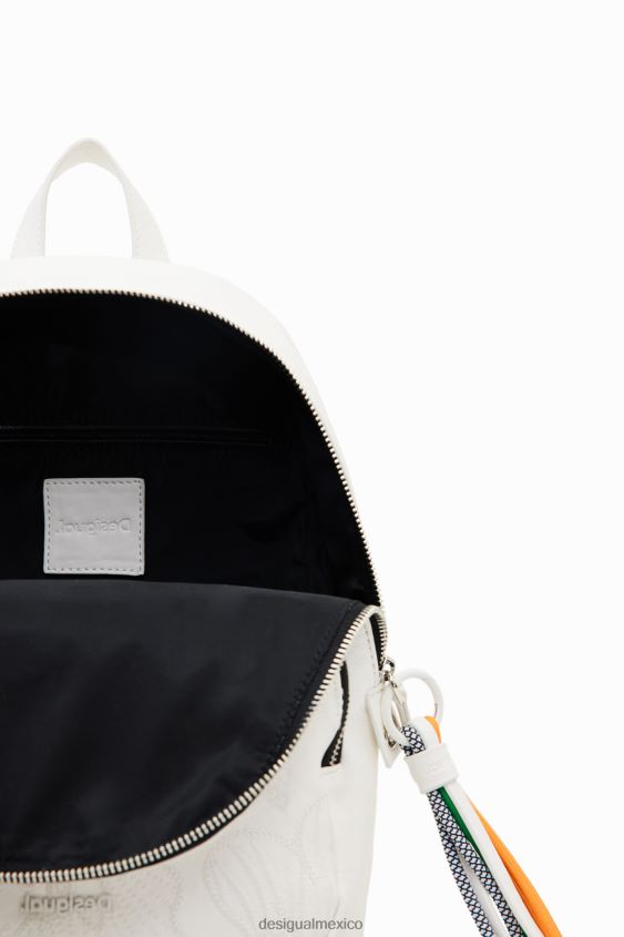 Desigual mujer mochila pequeña bordada VZ26R01207 accesorio