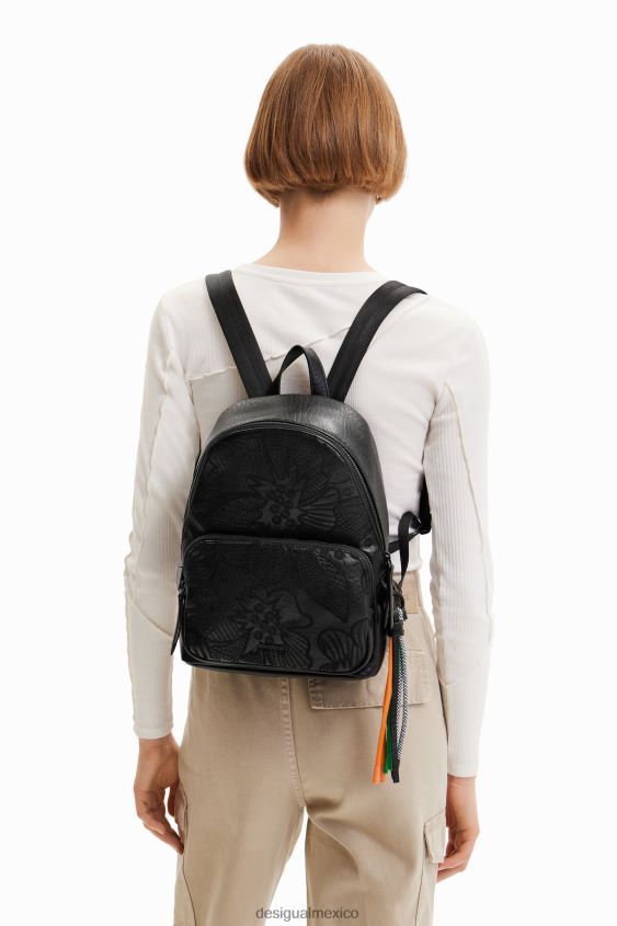 Desigual mujer mochila pequeña bordada VZ26R01282 accesorio