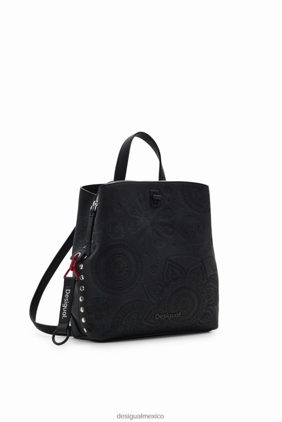 Desigual mujer mochila pequeña bordada VZ26R01310 accesorio