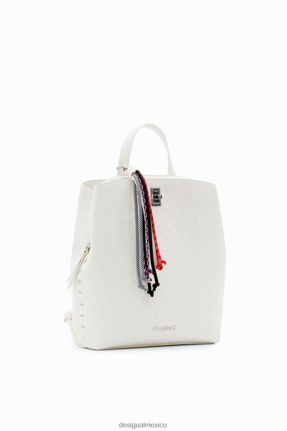 Desigual mujer mochila pequeña bordada VZ26R01400 accesorio