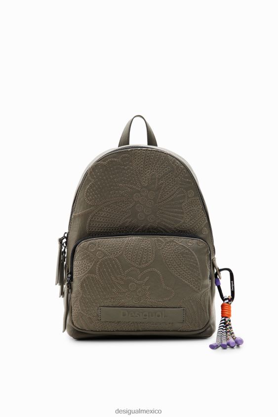 Desigual mujer mochila pequeña con bordado floral VZ26R01220 accesorio