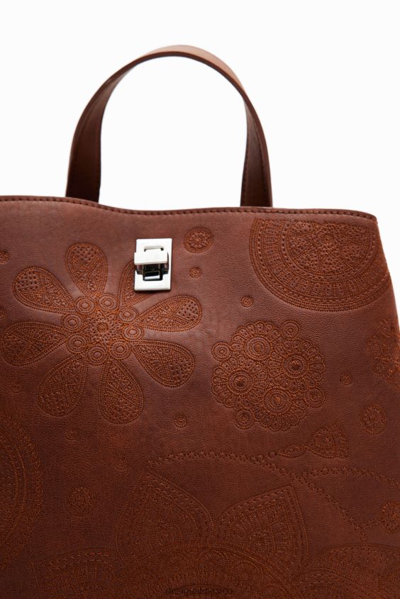 Desigual mujer mochila pequeña con efecto de piel VZ26R01303 accesorio