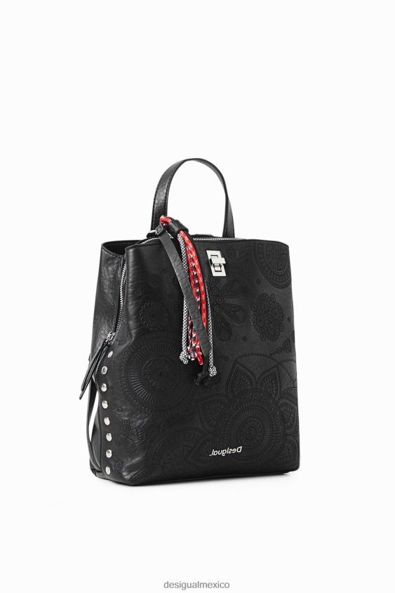 Desigual mujer mochila pequeña con efecto de piel VZ26R01461 accesorio