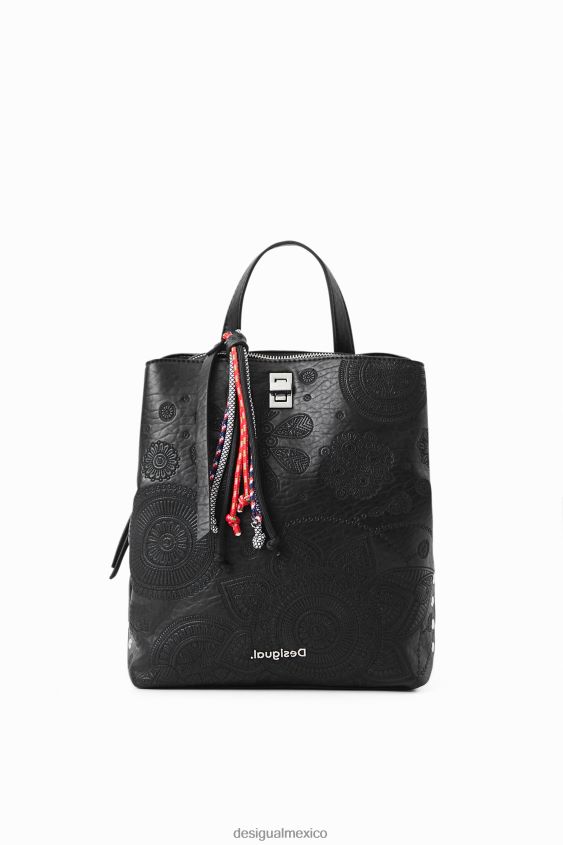 Desigual mujer mochila pequeña con efecto de piel VZ26R01461 accesorio