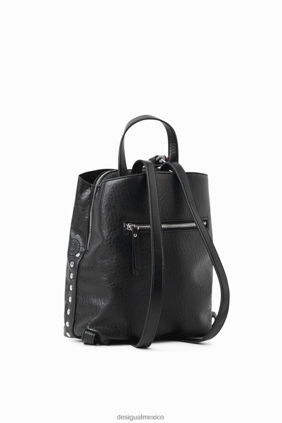 Desigual mujer mochila pequeña con efecto de piel VZ26R01461 accesorio