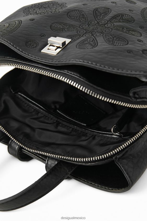 Desigual mujer mochila pequeña con efecto de piel VZ26R01461 accesorio