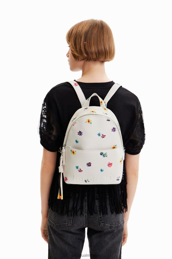 Desigual mujer mochila pequeña con flores VZ26R01364 accesorio