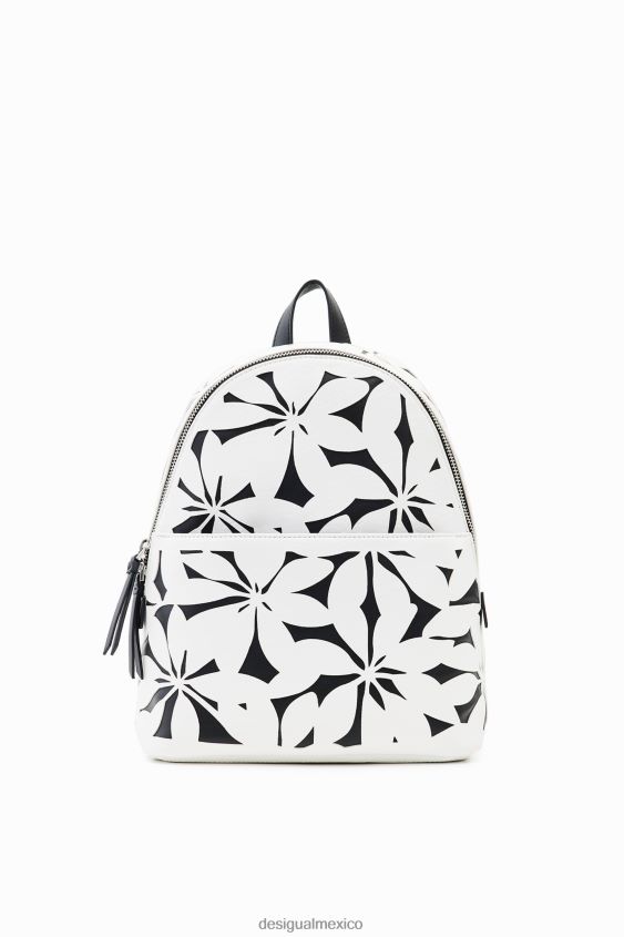 Desigual mujer mochila pequeña con flores troqueladas VZ26R01192 accesorio