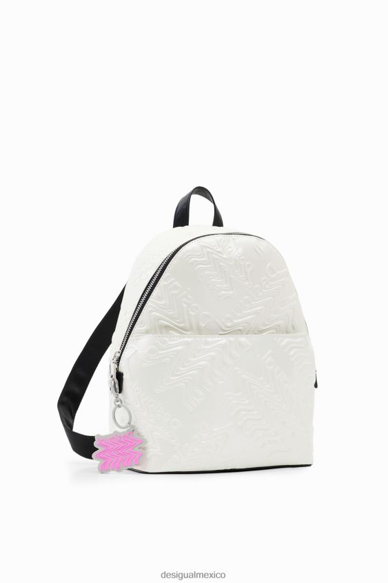 Desigual mujer mochila pequeña con logo iridiscente VZ26R01354 accesorio