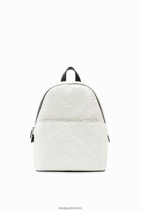 Desigual mujer mochila pequeña con logo iridiscente VZ26R01354 accesorio