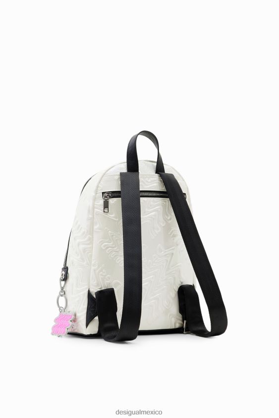 Desigual mujer mochila pequeña con logo iridiscente VZ26R01354 accesorio
