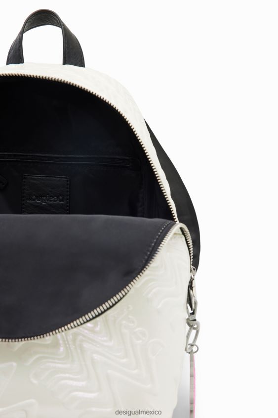Desigual mujer mochila pequeña con logo iridiscente VZ26R01354 accesorio