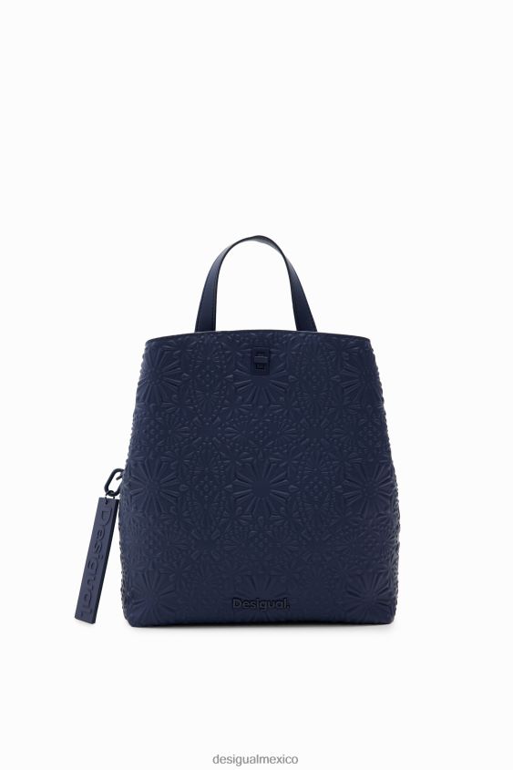 Desigual mujer mochila pequeña con relieve geométrico VZ26R01250 accesorio