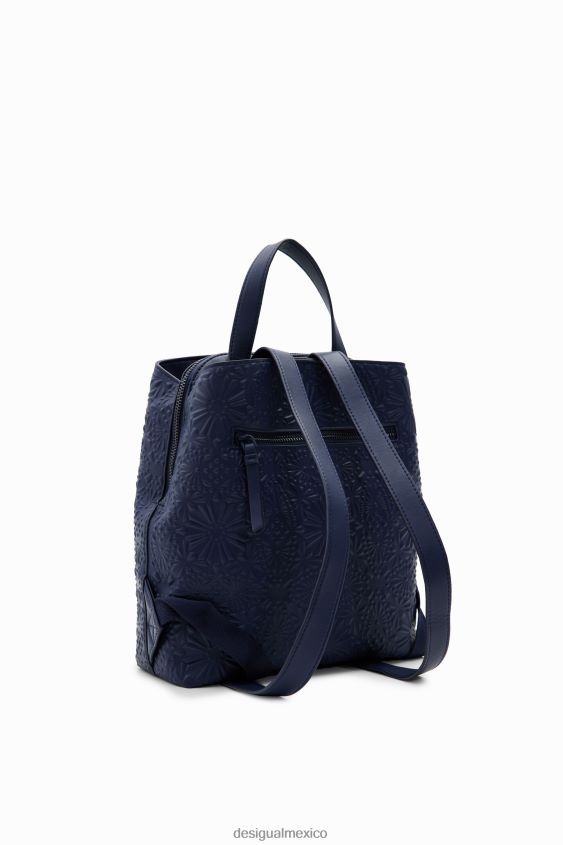 Desigual mujer mochila pequeña con relieve geométrico VZ26R01250 accesorio