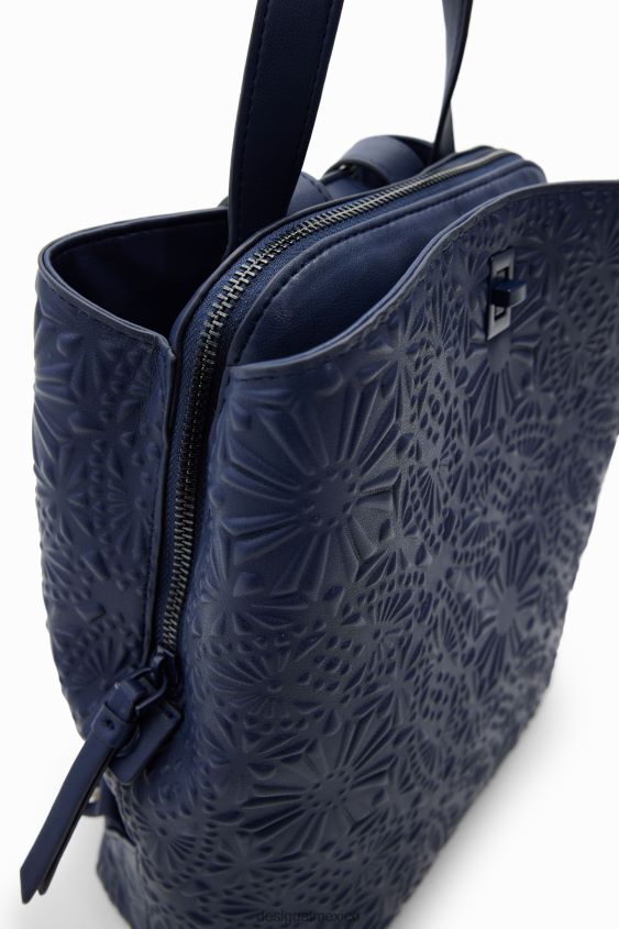 Desigual mujer mochila pequeña con relieve geométrico VZ26R01250 accesorio