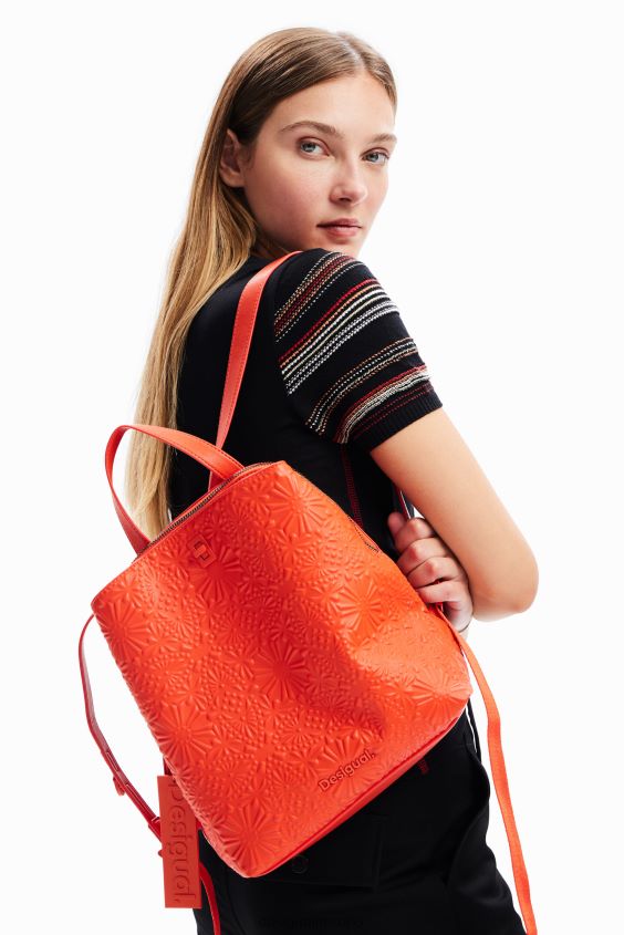 Desigual mujer mochila pequeña con relieve geométrico VZ26R01295 accesorio