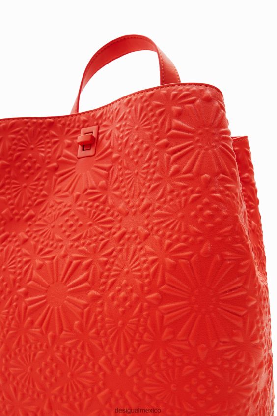 Desigual mujer mochila pequeña con relieve geométrico VZ26R01295 accesorio