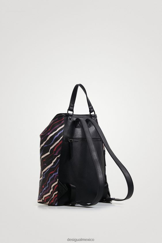 Desigual mujer mochila pintada con efecto de cuero VZ26R01374 accesorio