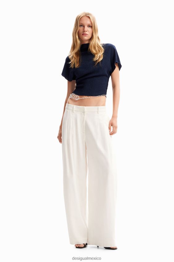 Desigual mujer blusa con textura lisa VZ26R0242 ropa
