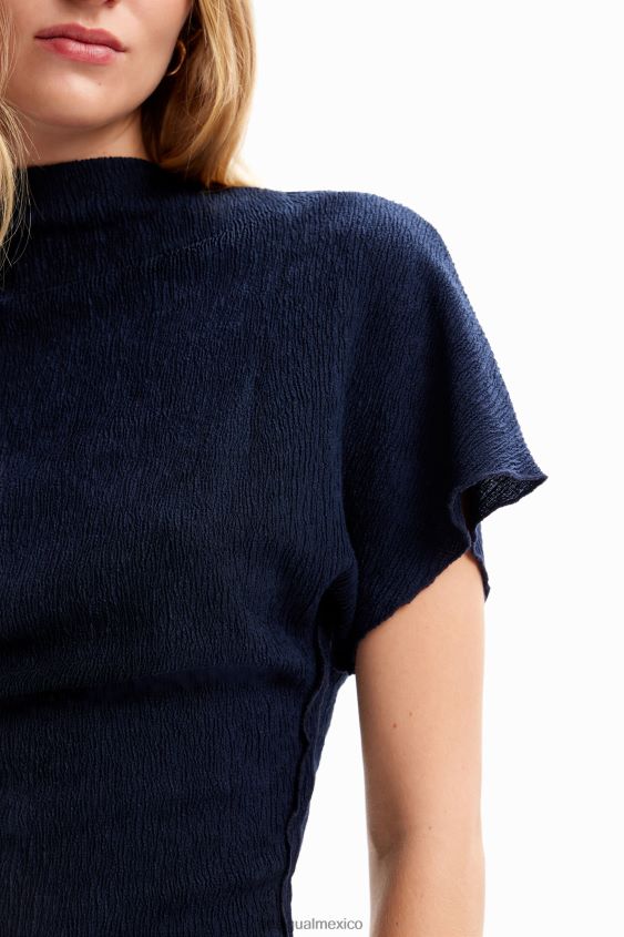 Desigual mujer blusa con textura lisa VZ26R0242 ropa