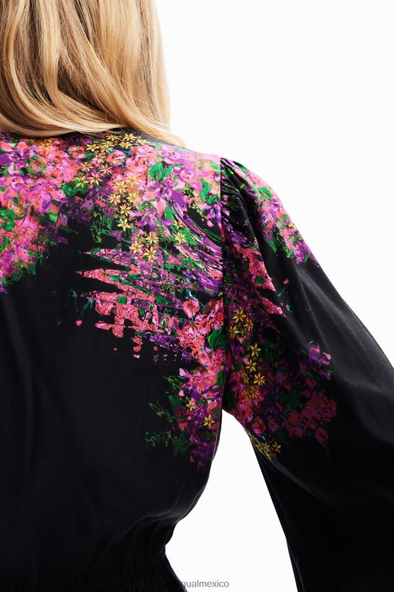 Desigual mujer blusa cruzada digital con estampado floral VZ26R0212 ropa