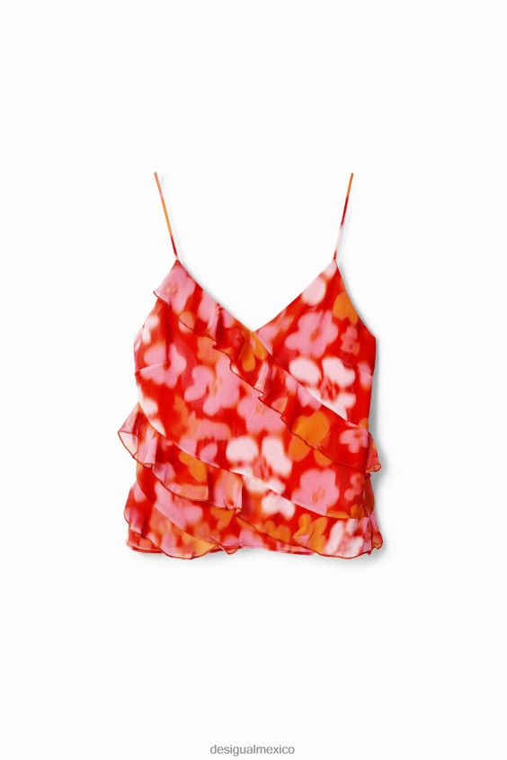 Desigual mujer blusa floral con tiras VZ26R0480 ropa
