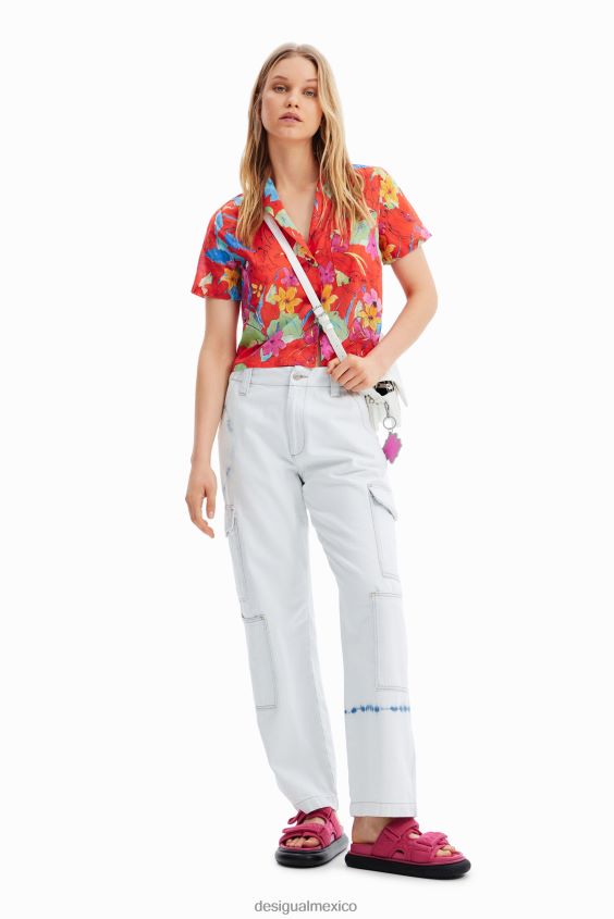 Desigual mujer camisa corta de resort VZ26R0433 ropa