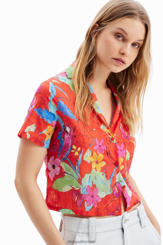 Desigual mujer camisa corta de resort VZ26R0433 ropa