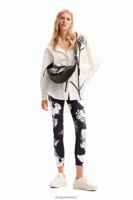 Desigual mujer camisa de flores de gran tamaño VZ26R0113 ropa